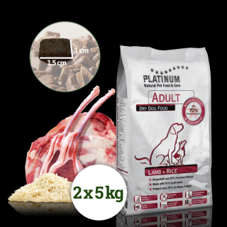 Platinum Natural Adult Lamb&Rice 10kg