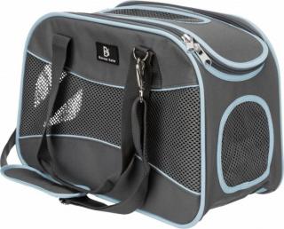 Transportní taška Alison, 20x29x43cm, šedá/modrá