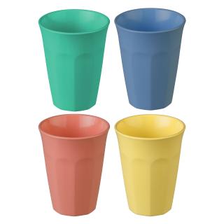 Set 4 kelímků NORA 300 ml KOZIOL (Barva-korálová,modrá,zelená,žlutá)