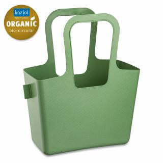 TASCHELINO plážová taška, zásobník, stojan na časopisy a noviny na hračky Zelená ORGANIC KOZIOL (barva-listová zeleň)