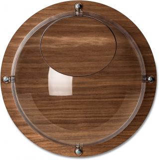 Závěsný stojan ORION READY L s dřevěným diskem 34cm KOZIOL (Barva-transparentní antracitová (šedá))