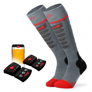 LENZ vyhřívané ponožky HEAT 5.1 SLIM FIT toe cap + baterie LITHIUM PACK rcB 1200 velikost ponožek: 31 - 34 / XS