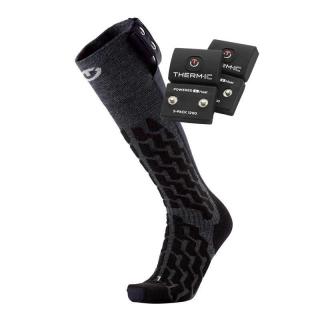 SET - Thermic vyhřívané ponožky PowerSocks Heat Fusion Uni + baterie S-pack 1200 velikost: 45/47