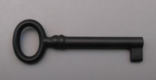 Nábytkový klíč černý, l=69mm