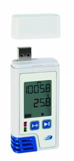 TFA 31.1059.02 LOG220 USB datalogger s displejem měření teploty, vlhkosti a tlaku s PDF výstupem