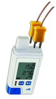 TFA 31.1060.02 LOG200 TC - USB datalogger s displejem měření teploty +externí teploty pomocí termočlánkových sond s PDF výstupem