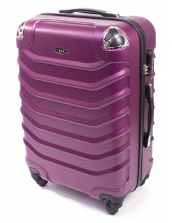 Cestovní kufr RGL 730 fialový - M  50x35x21 cm
