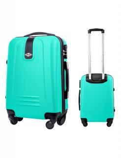 Cestovní kufr RGL 910 mentolový - M  50x35x21 cm