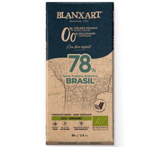 Čokoláda 78% Brasil neslazená 80 g BIO BLANXART