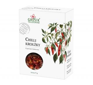 Dobré koření Chilli kroužky 7 g GREŠÍK