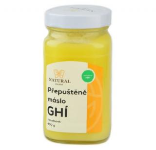 Ghí přepuštěné máslo 400 g NATURAL J.