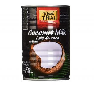 Kokosové 85% mléko 400 ml Real Thai