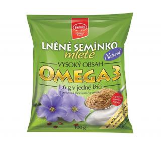 Lněné semínko mleté Natural 100 g SEMIX