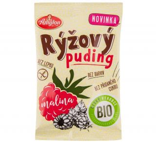 Pudink rýžový malinový bezlepkový 40 g BIO AMYLON