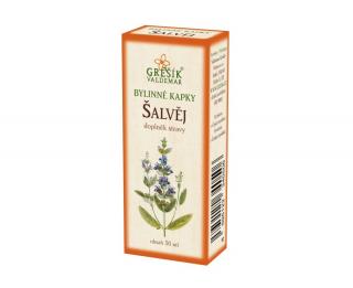 Šalvěj - kapky 50 ml GREŠÍK