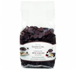 Simón Coll čokoláda 70% pecky 500 g