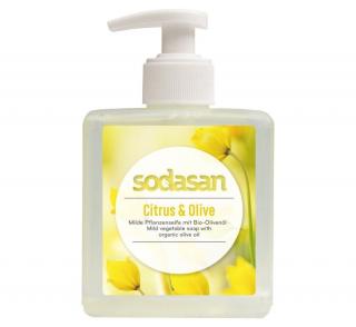 SODASAN Tekuté mýdlo Citrus-Oliva 300 ml