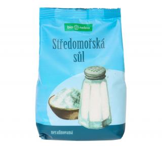 Středomořská sůl nerafin. 500 g BioNebio