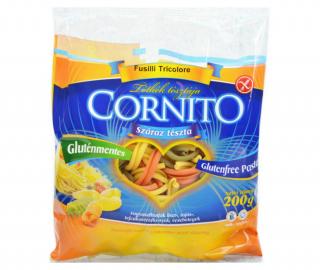 Těstoviny kukuřičné CASERECCE tricolore 200 g CORNITO