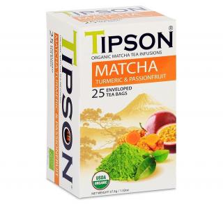 Tipson Bio Matcha Turmeric & Passion 25