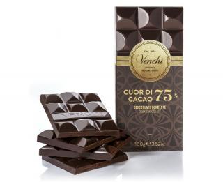 Venchi hořká 75% čokoláda 100 g