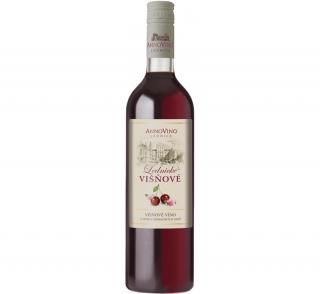 Višňové víno červené polosladké 0,7 l ANNOVINO