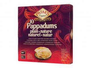 Indický chleba Pappadums - Natural 100g (10ks)