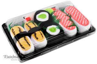 Stylové ponožky Sushi Box (Tamago, Salmon, Cucumber) Velikost: EU 36-40