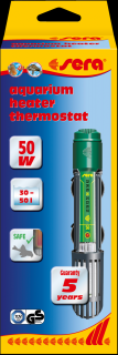 Sera akvarijní topení s termostatem RH 50W  (Sera topítko pro akvárium RH 50W)