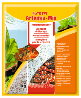 Sera Artemia-mix 18g (Sera Artemia | Kompletní směs vajíčka se solnou výživou 18g)