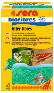 Sera BioFiltrační vlákna hrubá 40g (Sera biofibres hrubá 40g)