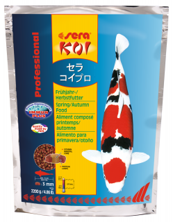 Sera KOI Professional jarní/podzimní krmivo 2200g (Sera KOI Professional Spring/Autum Food 2,2Kg)