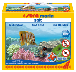 Sera marine salt 3.900g (mořská sůl) (Sera mořská sůl 3,9Kg na 120 litrů)