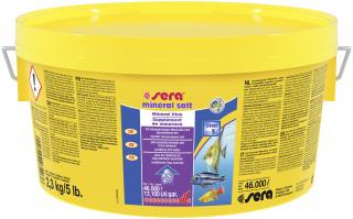 Sera mineral salt 2.200 ml (Sera mineral salt 2,3 kg na 50.000 litrů vody)