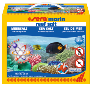 Sera premium marine reef salt 3.900g (Sera přírodní mořská sůl 3.9 Kg na 120 litrů)