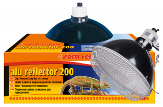 Sera reptil alu reflector 200 (Sera lampa pro terárium E27 Ø 200mm)