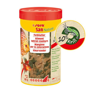Sera San Nature 250ml (Sera San Nature 250ml | Krmení pro akvarijní rybičky)
