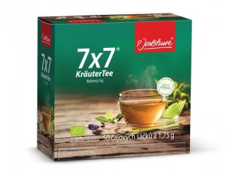 7x7 KräuterTee Bio bylinný detoxikační čaj Jenstschura balení: porcovaný, množství: 50 x 1,75g