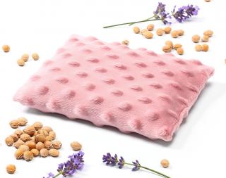BabyOno nahřívací/chladicí polštářek s třešňovými peckami a levandulí barva: růžový