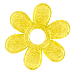 Kousátko gelové Baby Ono Kytička 3m+ barva: žlutá