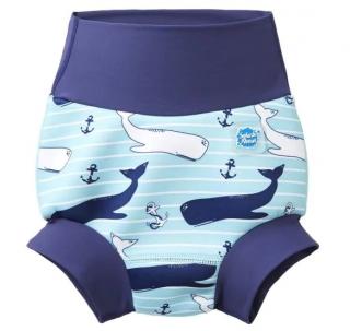 Splash About kojenecké plavky Happy Nappy - chlapecké velikost: XL (1-2 roky), vzor: Velryba