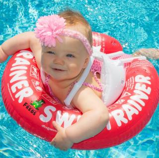 Swimtrainer Classic plavací kruh pro miminka barva: červený (3 měsíce-4 roky),6-18kg