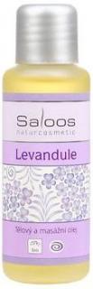 Tělový a masážní olej LEVANDULE 50ml Saloos