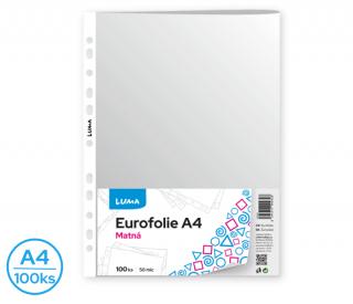 Eurofolie A4 - matná 100ks LUMA