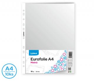 Eurofolie A4 -  matná 10ks LUMA