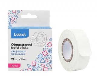 Lepící páska oboustranná 19mm x  10m LUMA