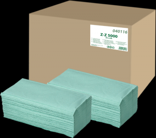 Papírový ručník skládaný ZZ primaSOFT zelený 5000 25x23 cm