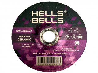 Brusný kotouč Hells Bells SG Ceramic Brusný kotouč Hells Bells: 115x7x22,2