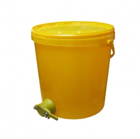 Stáčecí nádoba na 25 kg medu plastová žlutá