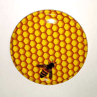 Víčko Twist 82 Včela na plástu
